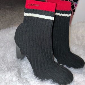 CALVIN KLEIN SOCK BOOTIES
